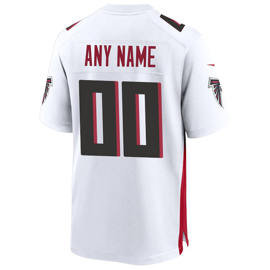 Custom A.Falcons White Vapor Limited Stitched Elite Football Jerseys