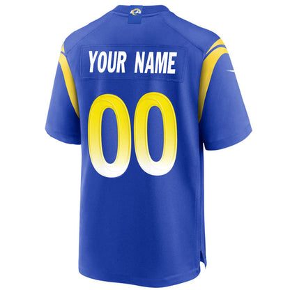 Custom LA.Rams Royal Vapor Elite Football Jerseys -American Stitched Football Jerseys