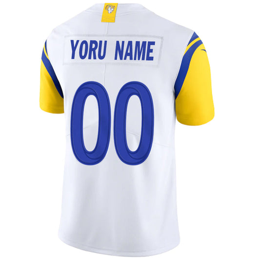 Custom LA.Rams White Vapor Elite Football Jerseys -American Stitched Football Jerseys