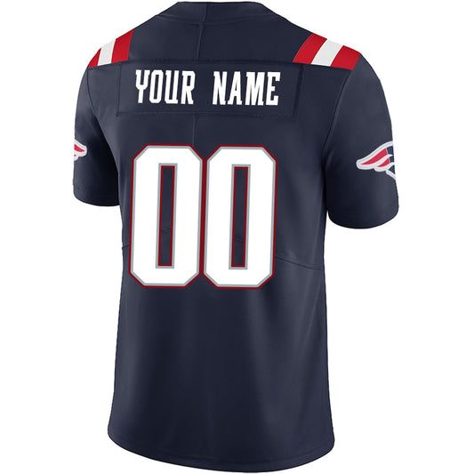 Custom NE.Patriots Navy Game Football Jerseys -Stitched American Football Jerseys