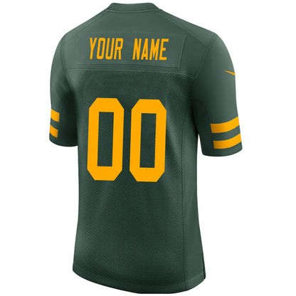 Custom GB.Packer Green Game Football Jerseys -Stitched American Football Jerseys