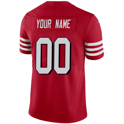 Custom SF.49ers Red Vapor F.U.S.E. Limited Jersey -Stitched American Jerseys