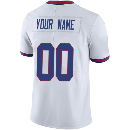 Custom NY.Giants White Game Football Jersey -Stitched American Football Jerseys