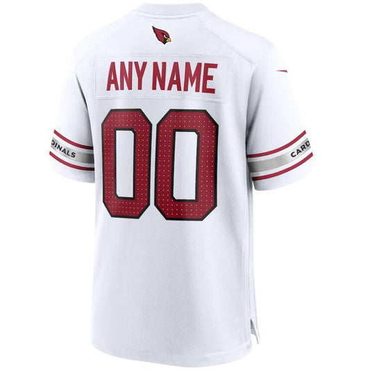 Custom A.Cardinals Whtie Game Jersey -Stitched American Football Jerseys