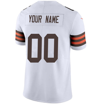 Custom C.Browns White Game Jerseys -Stitched American Football Jerseys