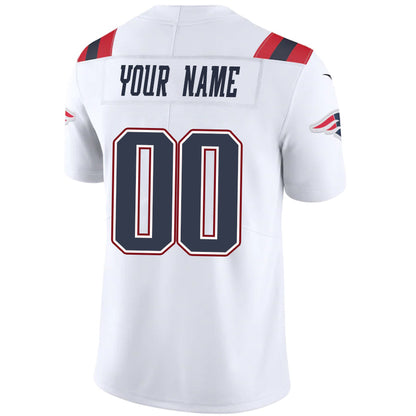 Custom NE.Patriots White Game Football Jerseys -Stitched American Football Jerseys