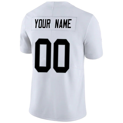 Custom LV.Raiders White Vapor F.U.S.E. Elite Jersey  -Stitched Football Jerseys