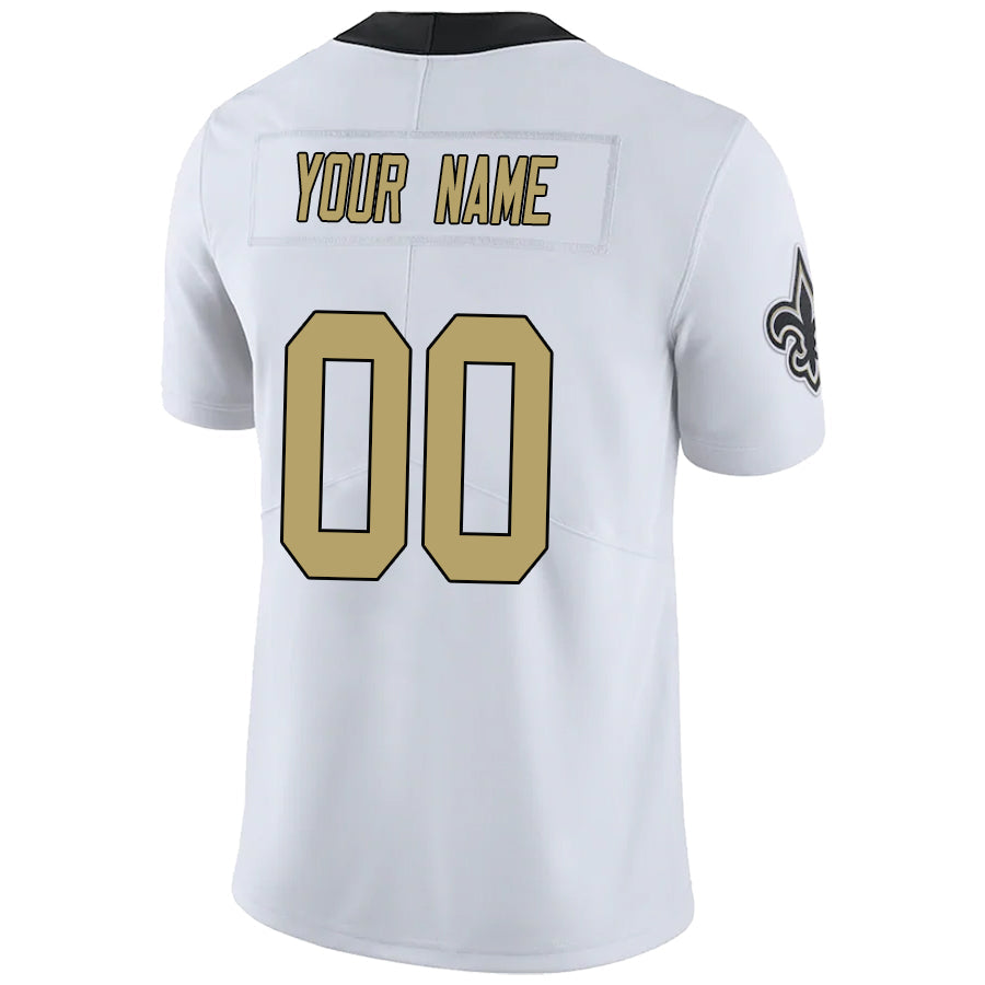 Custom NO.Saints White Game Football Jerseys -Stitched American Football Jerseys