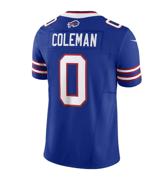 B.Bills #0 Keon Coleman Royal Vapor F.U.S.E. Limited Player Jersey – Home American Football Jerseys