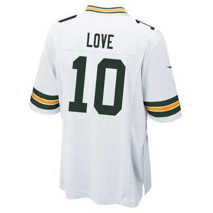 GB.Packers #10 Jordan Love Player White Game Jersey Stitched American Football Jerseys