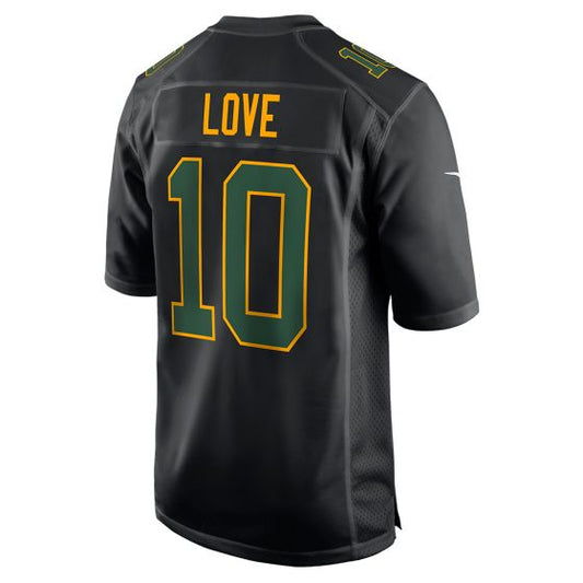 GB.Packers #10 Jordan Love Player Black Fashion Game Stitched American Football Jerseys