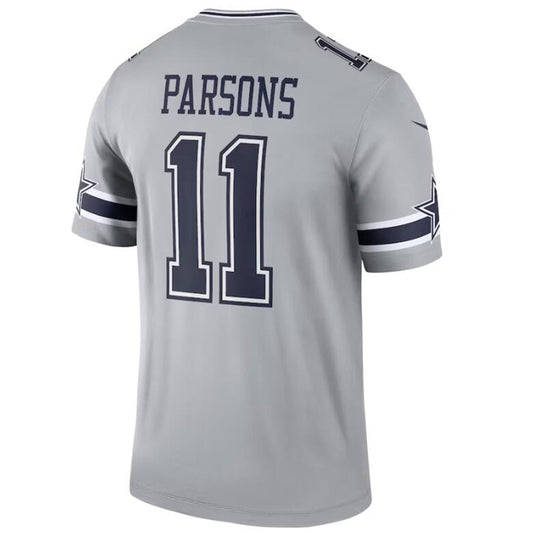 D.Cowboys #11 Micah Parsons Player Gray Stitched Game Football Jerseys