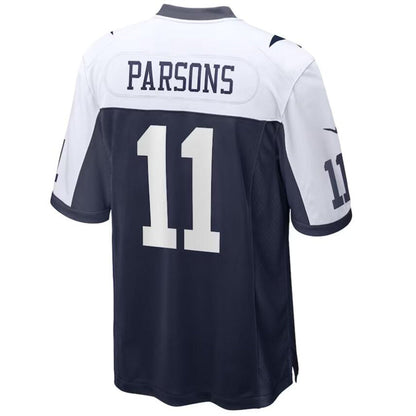 D.Cowboys #11 Micah Parsons Player Navy Game Football Jerseys