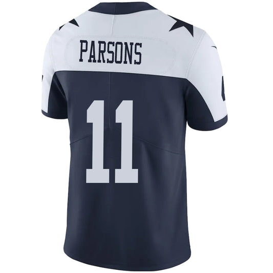 D.Cowboys #11 Micah Parsons Player White-Navy Game Stitched Football Jerseys