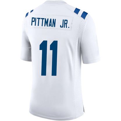 IN.Colts #11 Michael Pittman JR Player Game Football Jerseys -White