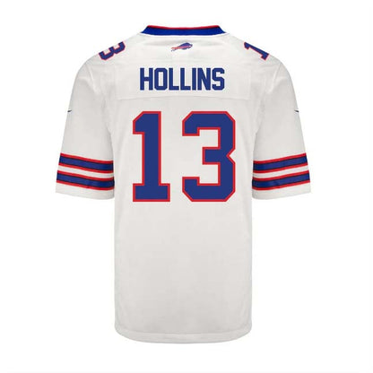 B.Bills #13 Mack Hollins White player Game Jersey -American Stitched Football Jerseys