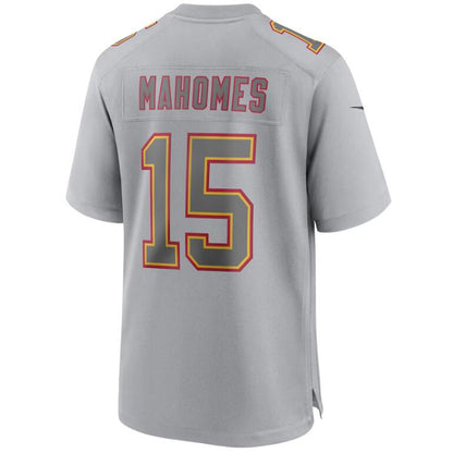 #15 Patrick Mahomes Player KC.Chiefs Gray Game Football Jerseys