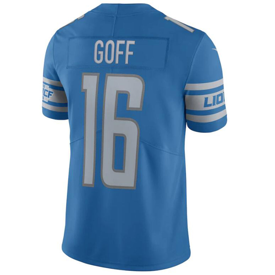 D.Lions #16 Jared Goff Player Blue Game Stitched Football Jerseys