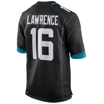 #16 Trevor Lawrence Player J.Jaguars Black Game Football Jerseys