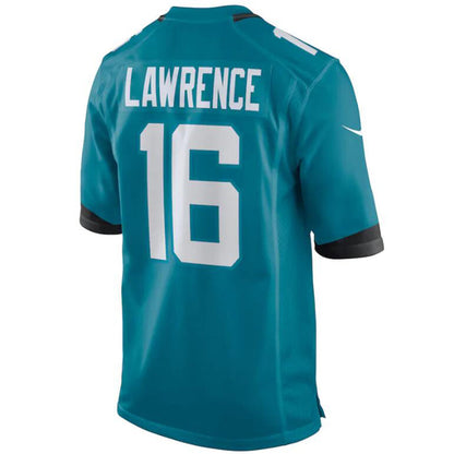 #16 Trevor Lawrence Player J.Jaguars Teal Game Football Jerseys