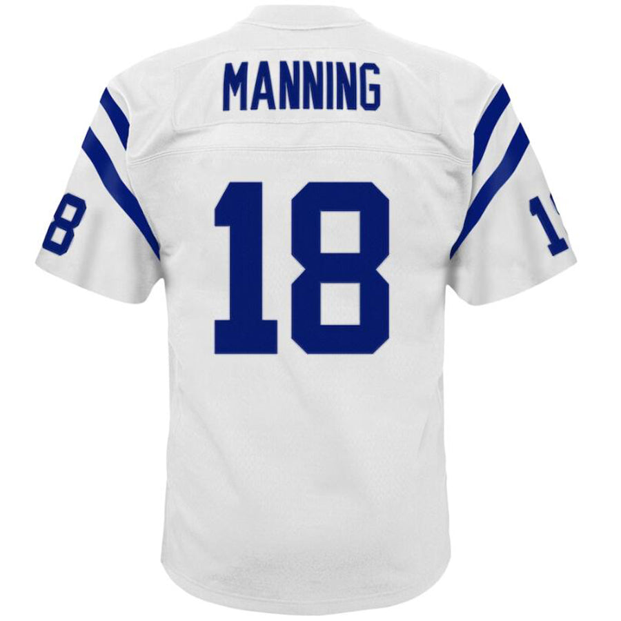 IN.Colts #18 Peyton Manning  Mitchell & Ness White 2006 Retired Player Legacy Football Jerseys