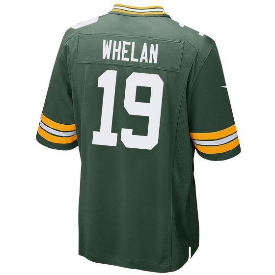 GB.Packers #19 Daniel Whelan Player Green Game Stitched American Football Jerseys