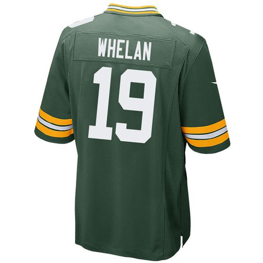 GB.Packers #19 Daniel Whelan Player Green Game Stitched American Football Jerseys