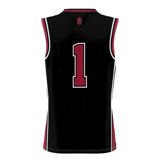 A.Razorbacks #1 Player Lightweight Basketball Jersey - Black Stitched American College Jerseys