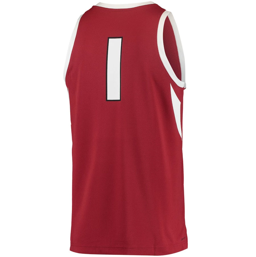 A.Razorbacks #1 Player Game Jersey - Crimson Stitched American College Jerseys