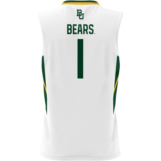 B.Bears #1 Player Lightweight Basketball Jersey - White Stitched American College Jerseys