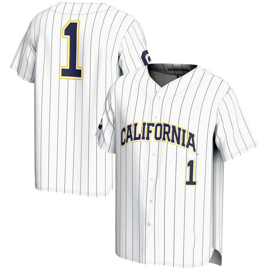 C.Bears #1 Player GameDay Greats Lightweight Baseball Fashion Jersey - White American College Jerseys