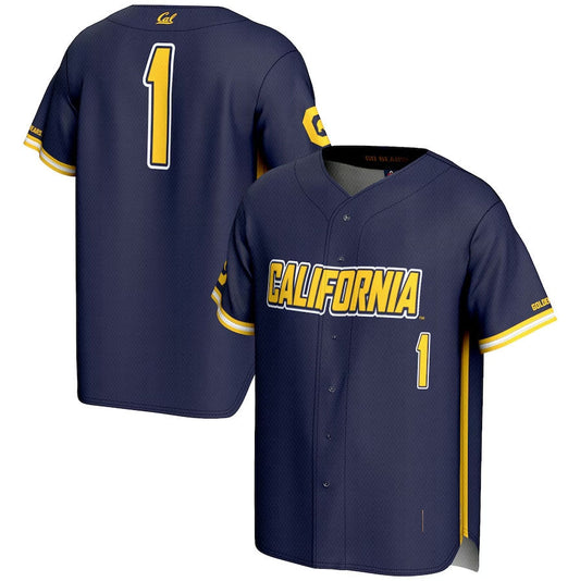 C.Bears #1 Player GameDay Greats Lightweight Baseball Jersey - Navy American College Jerseys