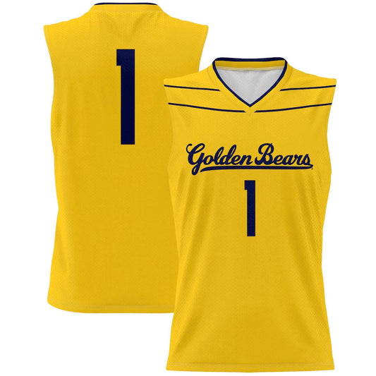 C.Bears #1 Player GameDay Greats Lightweight Basketball Fashion Jersey - Gold American College Jerseys