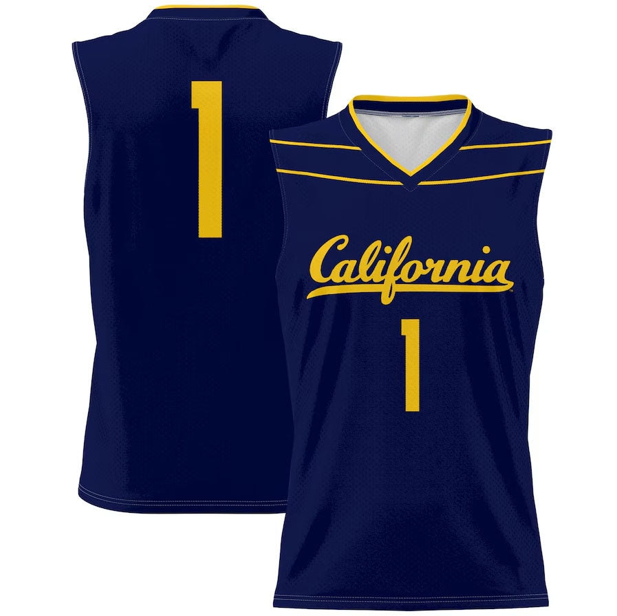 C.Bears #1 Player GameDay Greats Lightweight Basketball Fashion Jersey - Navy American College Jerseys