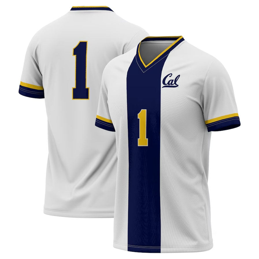 C.Bears #1 Player GameDay Greats Lightweight Soccer Fashion Jersey - White American College Jerseys