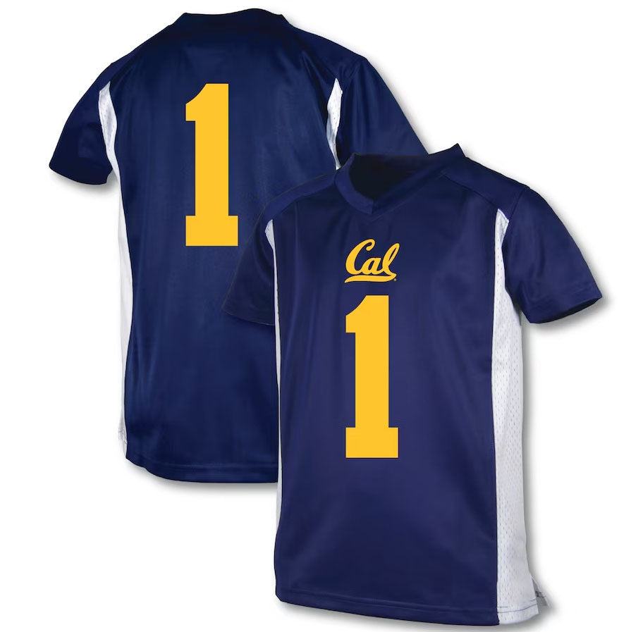 C.Bears #1 Player Garb Football Jersey - Blue American College Jerseys