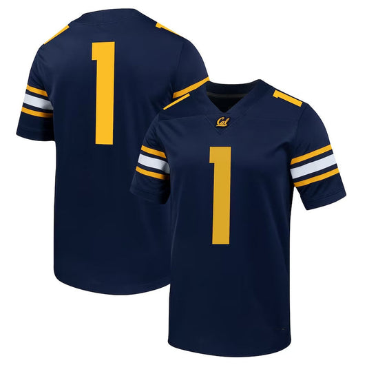 C.Bears #1 Player Untouchable Football Jersey – Navy American College Jerseys