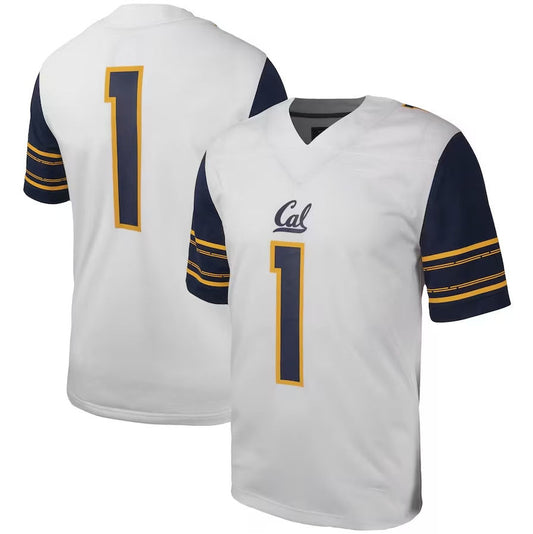 C.Bears #1 Player Untouchable Football Replica Jersey - White American College Jerseys