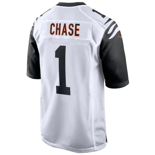 C.Bengals #1 Ja'Marr Chase White Player Vapor F.U.S.E. Limited Football Jerseys