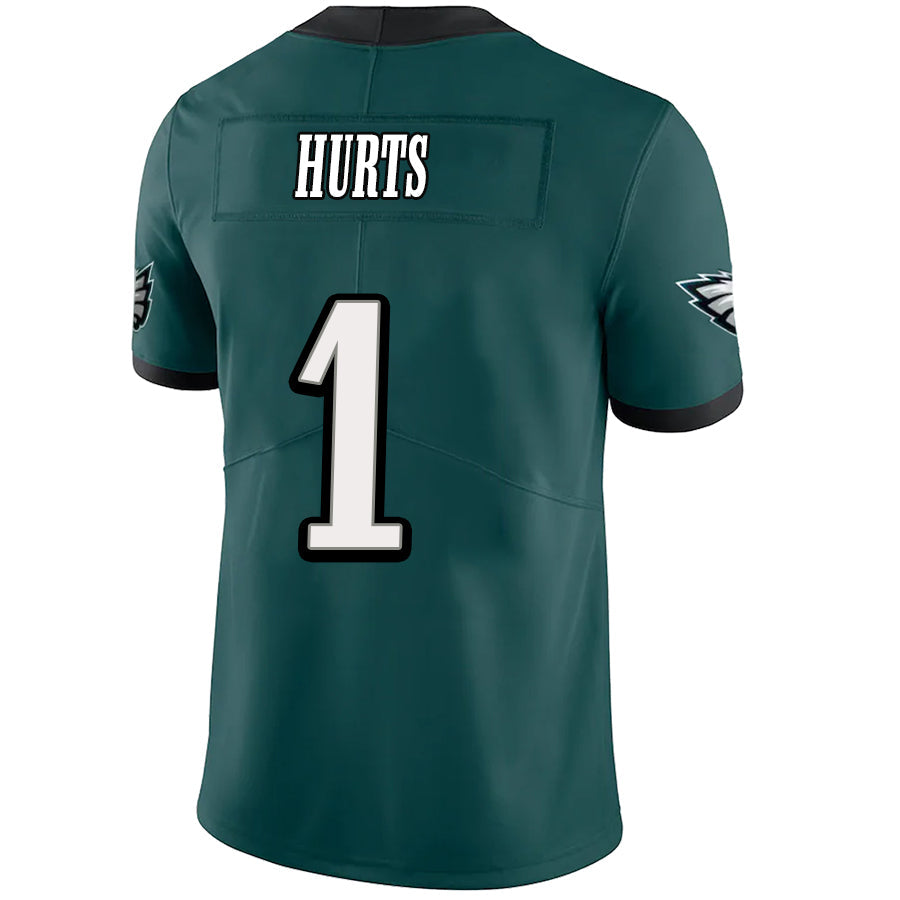 P.Eagles #1 Jalen Hurts Green Stitched Player Vapor Elite Football Jerseys