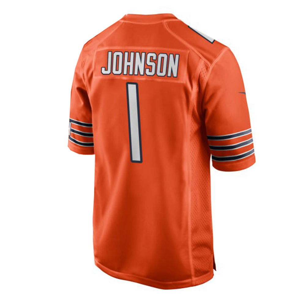 C.Bears #1 Jaylon Johnson Orange Player Game Jersey Stitched American Football Jerseys