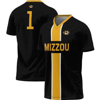 M.Tigers #1 Player ProSphere Unisex Lightweight Soccer Jersey - Black American College Jerseys