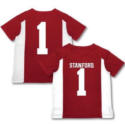 S.Cardinal #1 Garb Toddler Player Football Jersey - Cardinal American College Jerseys