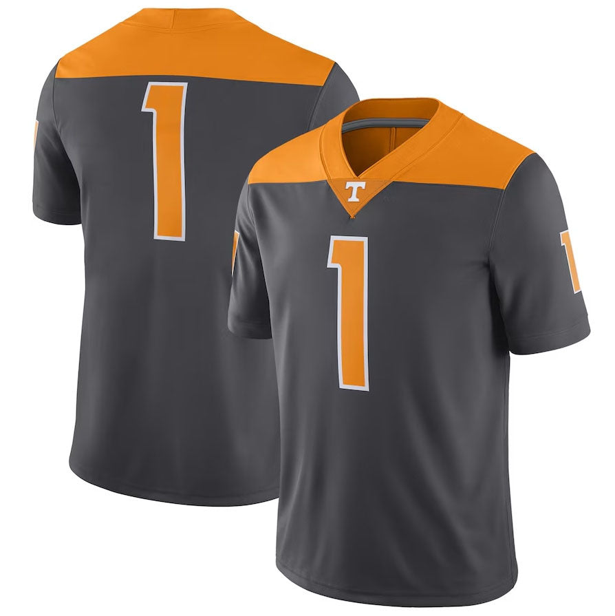 #1 T.Volunteers Alternate Player Game Jersey - American Stitched College Jerseys