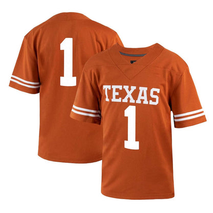 #1 T.Longhorns 1st Armored Division Old Ironsides Untouchable Player Jersey - Texas Orange American College Jerseys