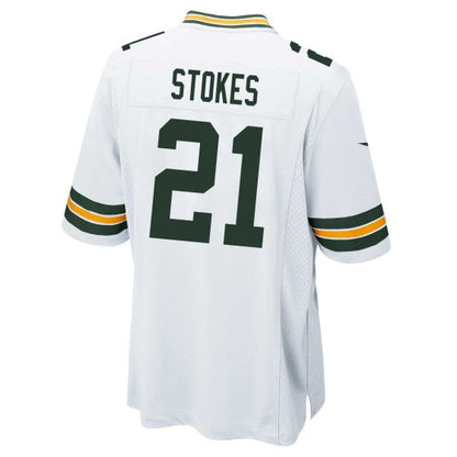 GB.Packers #21 Eric Stokes Player White Game Stitched American Football Jerseys