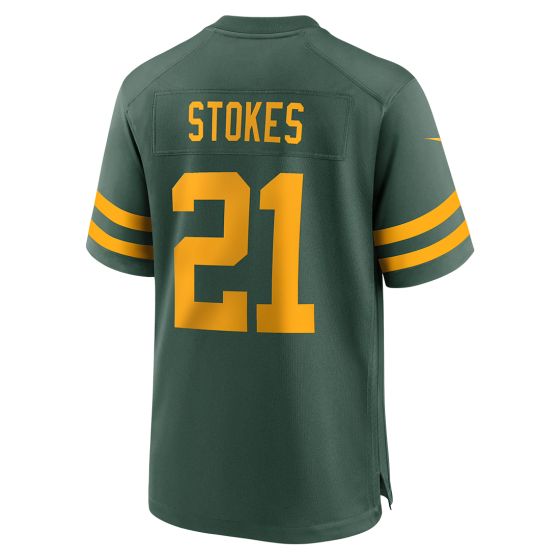 GB.Packers #21 Eric Stokes Player 50s Green Classic Game Stitched American Football Jerseys