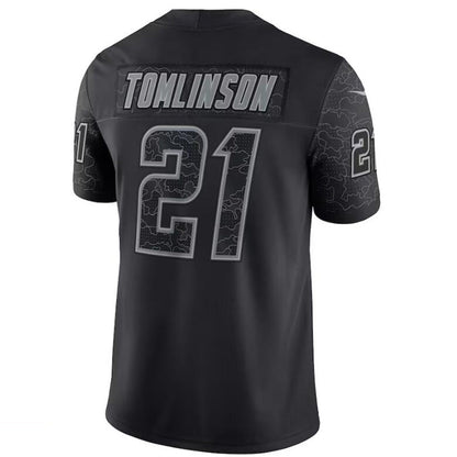 #21 LaDainian Tomlinson Player LA.Chargers Black Stitched Game Football Jerseys