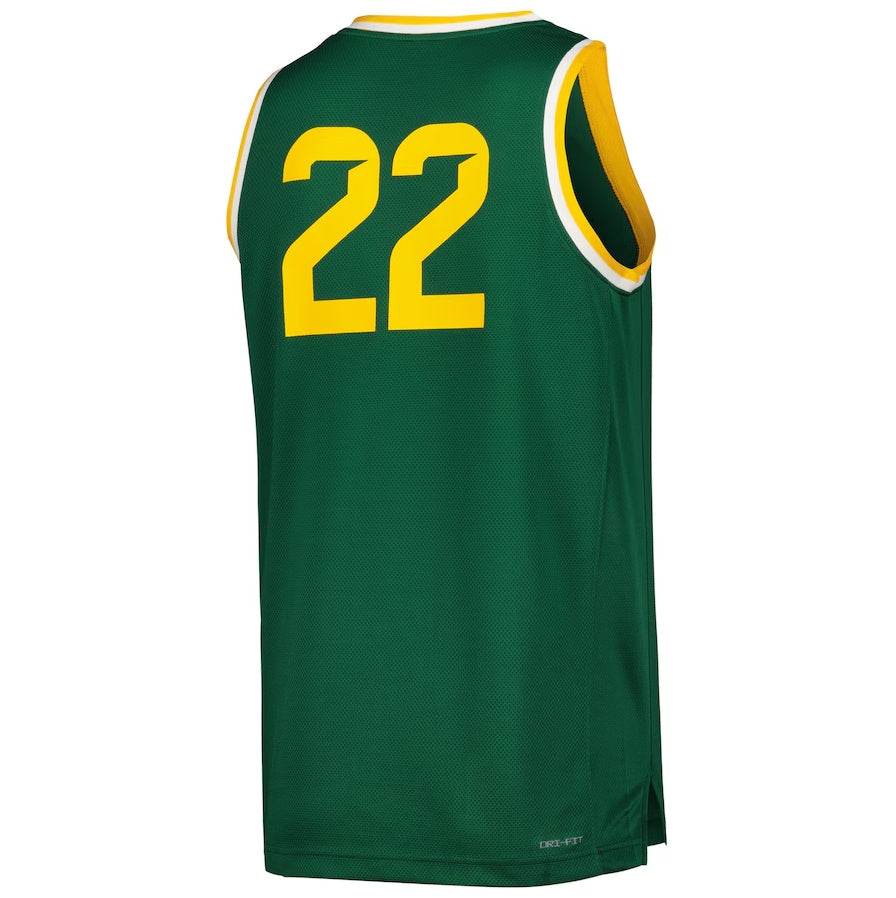 B.Bears #22 Player Unisex Replica Basketball Jersey - Gree Stitched American College Jerseys