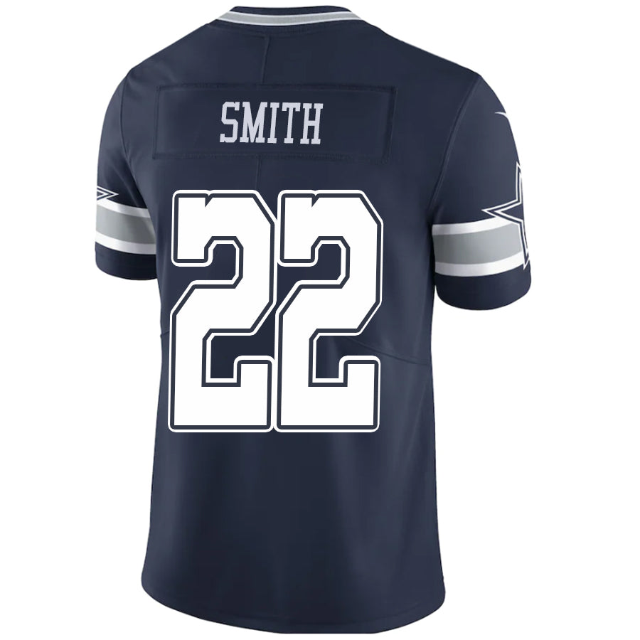 D.Cowboys #22 Emmitt Smith Player Navy Game Stitched Football Jerseys